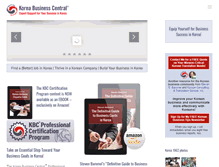 Tablet Screenshot of koreabusinesscentral.com